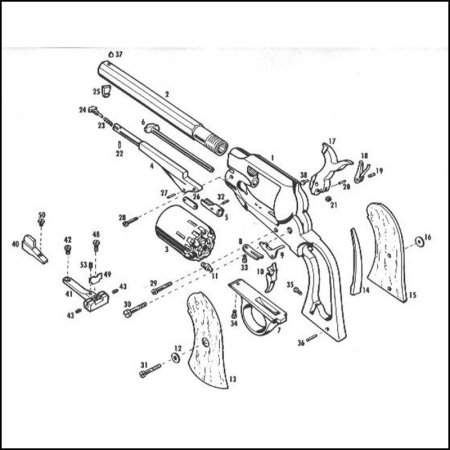 Rewolwer Pietta 1858 Remington New Model Army Steel Target .36
