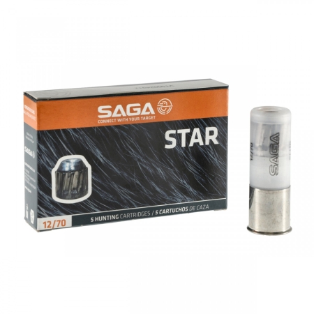 Amunicja kulowa SAGA kal. 12/70 Star Slug 31 gr
