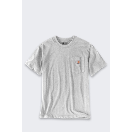Koszulka Carhartt Dearborn Relaxed Pocket - Heather Grey